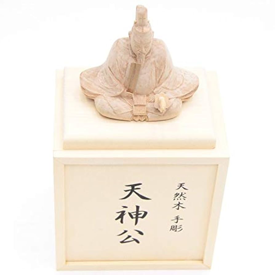木彫り天神さま 時代 菅原道真公 ヴィンテージ 通販ホビー・楽器・アート - 木彫り天神さま 時代